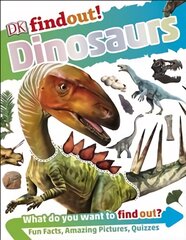 DKfindout! Dinosaurs цена и информация | Книги для подростков и молодежи | pigu.lt