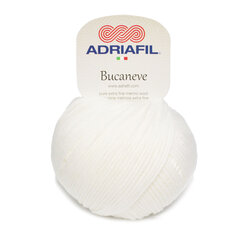 Пряжа Adriafil Bucaneve 50 г, цвет 02 цена и информация | Принадлежности для вязания | pigu.lt