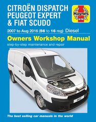 Citroen Dispatch, Peugeot Expert & FIAT Scudo Diesel ('07-Aug '16) 56 to 16 цена и информация | Путеводители, путешествия | pigu.lt