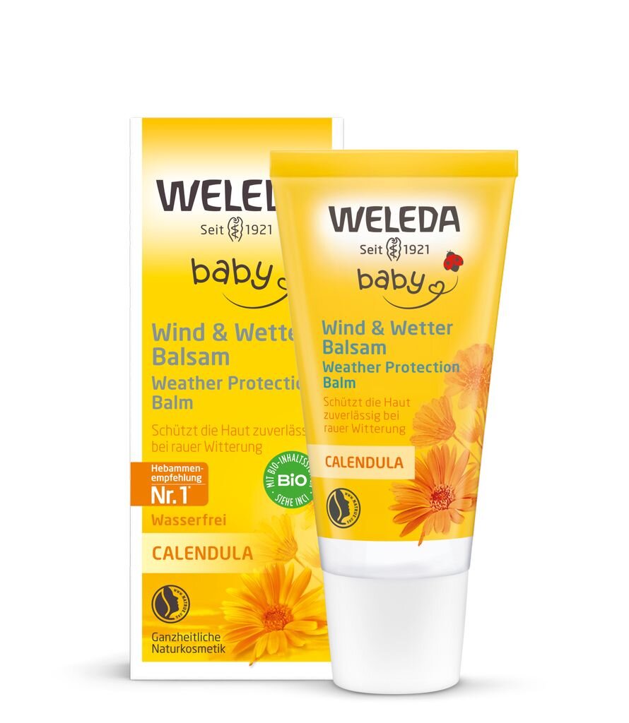 Apsauginis kremas nuo šalčio vaikams su medetkomis Weleda Baby, 30 ml цена и информация | Kosmetika vaikams ir mamoms | pigu.lt