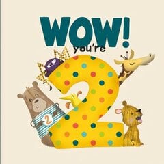 WOW! You're Two birthday book цена и информация | Книги для самых маленьких | pigu.lt