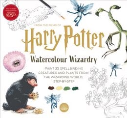 Harry Potter Watercolour Wizardry: Paint 32 Spellbinding Creatures and Plants from the Wizarding World, Step-by-Step kaina ir informacija | Knygos apie sveiką gyvenseną ir mitybą | pigu.lt