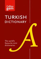 Turkish Gem Dictionary: The World's Favourite Mini Dictionaries 2nd Revised edition цена и информация | Пособия по изучению иностранных языков | pigu.lt