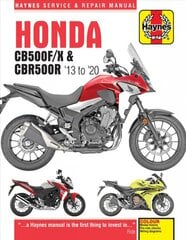Honda CB500F/X & CBR500R update (13 -20): 2013 to 2020 kaina ir informacija | Kelionių vadovai, aprašymai | pigu.lt