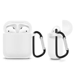 Силиконовый чехол для Airpods Type 1, белый цена и информация | Аксессуары для наушников | pigu.lt