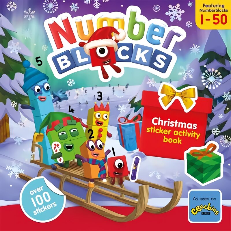 Numberblocks Christmas Sticker Fun цена и информация | Knygos mažiesiems | pigu.lt