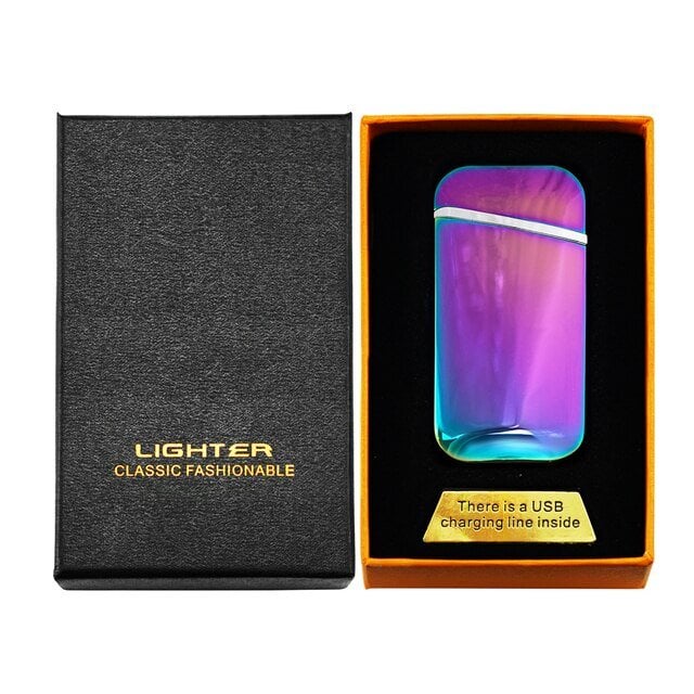 ThunderBolt Elektrinis USB Žiebtuvėlis Su Plazma Rainbow цена и информация | Žiebtuvėliai ir priedai | pigu.lt