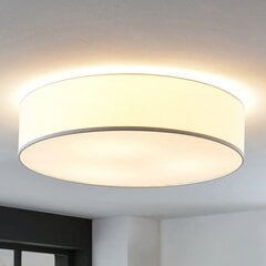 Потолочный светильник из серого льна Gordana, 57 см цена и информация | Потолочные светильники | pigu.lt