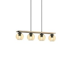 Линейный подвесной светильник Lindby Enrique, янтарный, 4 лампочки. цена и информация | Люстры | pigu.lt