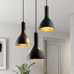 Подвесной светильник Archchio Cosmina, 3 лампочки. круглый черный цена и информация | Люстры | pigu.lt