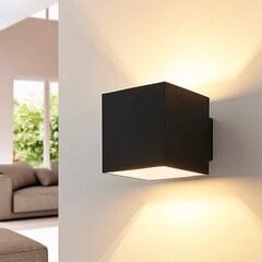 Настенный светильник Archchio Rocco, кубический, черный цена и информация | Настенные светильники | pigu.lt
