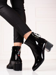 Auliniai batai moterims Shelovet POL79952, juodi kaina ir informacija | Aulinukai, ilgaauliai batai moterims | pigu.lt