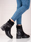 Auliniai batai moterims Shelovet POL79986, juodi kaina ir informacija | Aulinukai, ilgaauliai batai moterims | pigu.lt