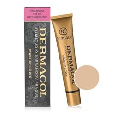 Stipriai maskuojantis makiažo pagrindas Dermacol Make-Up Cover SPF30 210, 30 g kaina ir informacija | Makiažo pagrindai, pudros | pigu.lt