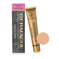 Сильно маскирующая база под макияж Dermacol Make-Up Cover SPF30 212, 30 г цена и информация | Пудры, базы под макияж | pigu.lt