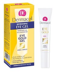 Dermacol Eye Gold гель для глаз 15 мл цена и информация | Сыворотки, кремы для век | pigu.lt