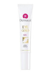 Dermacol Eye Gold гель для глаз 15 мл цена и информация | Сыворотки, кремы для век | pigu.lt