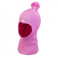 TuTu merino vilnos šalmukas kepurė, rožinė kaina ir informacija | Kepurės, pirštinės, šalikai mergaitėms | pigu.lt