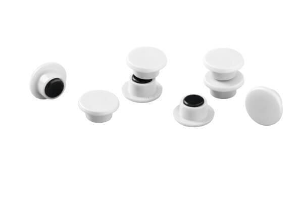 Durable magnetai balti Ø15mm, 20vnt. цена и информация | Kanceliarinės prekės | pigu.lt