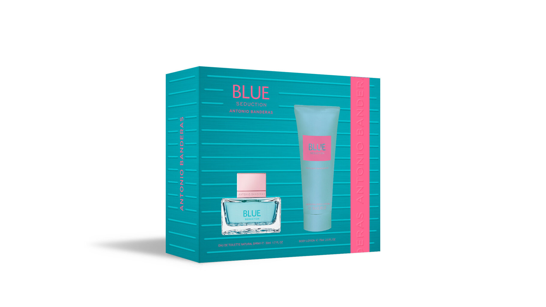 Rinkinys moterims Antonio Banderas Blue Seduction For Women 2022 H2, tualetinis vanduo, 50 ml + kūno losjonas, 75 ml kaina ir informacija | Kvepalai moterims | pigu.lt