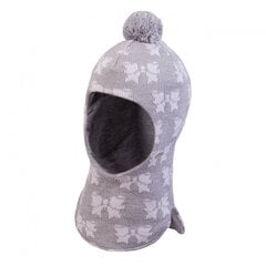 Шапка-шлем TuTu из шерсти мериноса, серый цвет цена и информация | Шапки, перчатки, шарфы для девочек | pigu.lt