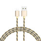 Borofone Cable BX24 - USB prie Lightning - 2,4A 1 metro aukso kaina ir informacija | Laidai telefonams | pigu.lt