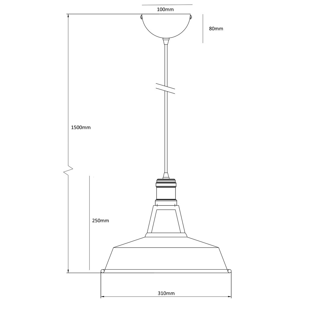 Pakabinamas šviestuvas G.LUX GT-310-D31-1S-BL LOFT-7 цена и информация | Pakabinami šviestuvai | pigu.lt