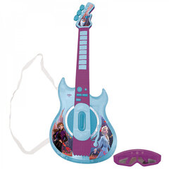 Frozen Disney elektroninė gitara su šviesa, violetinė/mėlyna kaina ir informacija | Žaislai mergaitėms | pigu.lt