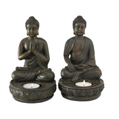 Boltze žvakidė Buddha 19 cm kaina ir informacija | Žvakės, Žvakidės | pigu.lt