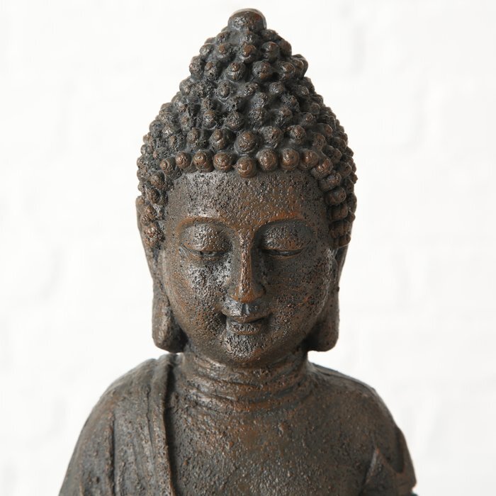 Boltze žvakidė Buddha 44 cm kaina ir informacija | Žvakės, Žvakidės | pigu.lt