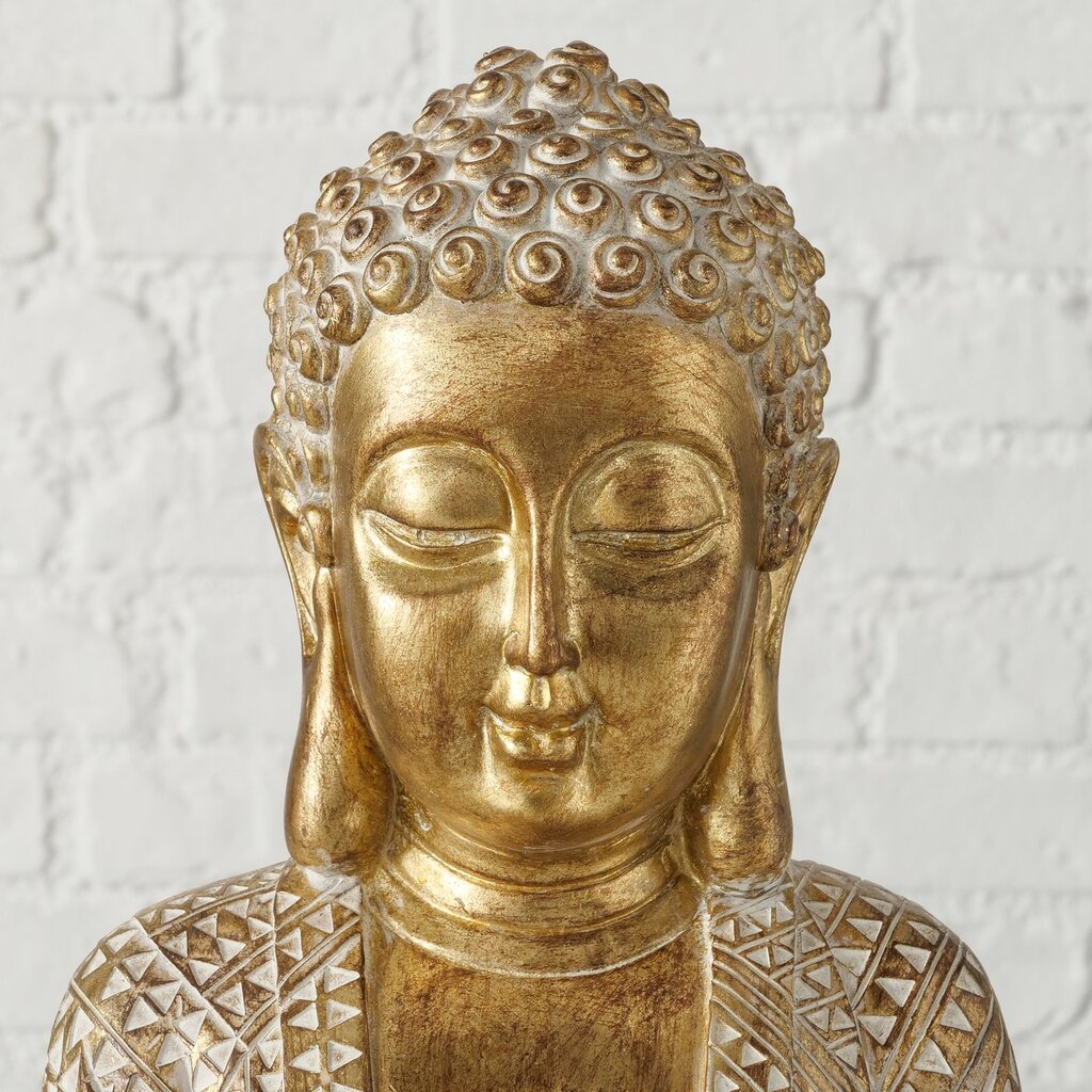 Boltze figūrėlė Buddha 38 cm kaina ir informacija | Interjero detalės | pigu.lt