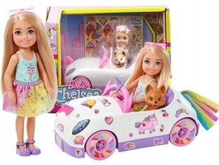 Lėlė Barbie Chelsea su automobiliu GXT41 kaina ir informacija | Žaislai mergaitėms | pigu.lt