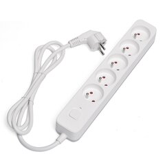 Pagarinātājs Savio Power strip 5 Sockets 5m цена и информация | Удлинители | pigu.lt