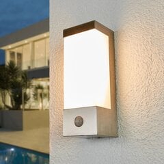Sensorinis LED lauko šviestuvas Severina, pilka kaina ir informacija | Lauko šviestuvai | pigu.lt