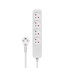 Pagarinātājs Savio Power Strip 4 Sockets 3m цена и информация | Удлинители | pigu.lt