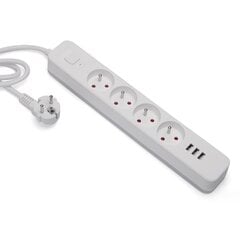 Pagarinātājs Savio Power strip 3 x USB-A Fast Charging 1.5m цена и информация | Удлинители | pigu.lt