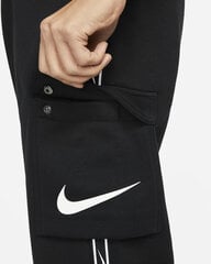 Мужские спортивные брюки Nike M Nsw Repeat Sw Flc Cargo Black DX2030 010 DX2030 010/M цена и информация | Мужские термобрюки, темно-синие, SMA61007 | pigu.lt