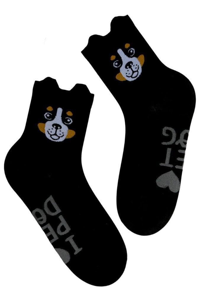 Kojinės moterims Pet Dog, juodos цена и информация | Moteriškos kojinės | pigu.lt