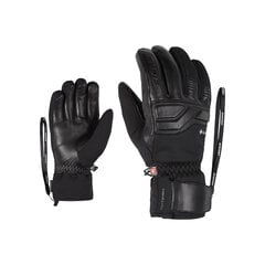 Кожаные мужские горнолыжные перчатки ZIENER GORE-TEX GIN GTX PR GLOVE SKI ALPINE 801077-12-9.5 цена и информация | Мужские шарфы, шапки, перчатки | pigu.lt