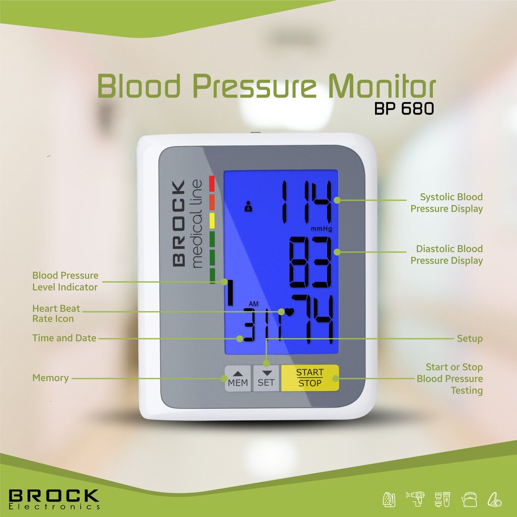 BROCK Blood pressure monitor TMB 1873