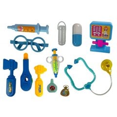 Žaislinis daktaro rinkinys LeanToys, mėlyna цена и информация | Игрушки для девочек | pigu.lt