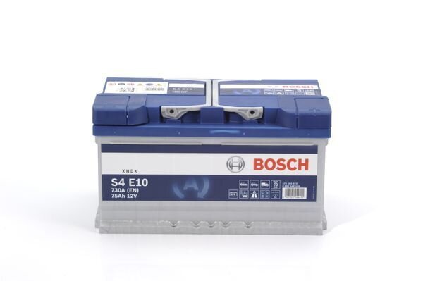 "Bosch" starterio akumuliatorius EFB S4 E10 75Ah 730A 315x175x175-+ kaina ir informacija | Akumuliatoriai | pigu.lt