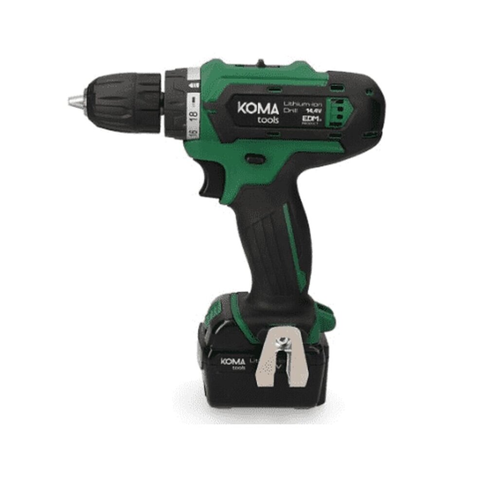 Grąžtas Koma Tools x 2 14,4 V 1,5 Ah цена и информация | Suktuvai, gręžtuvai | pigu.lt