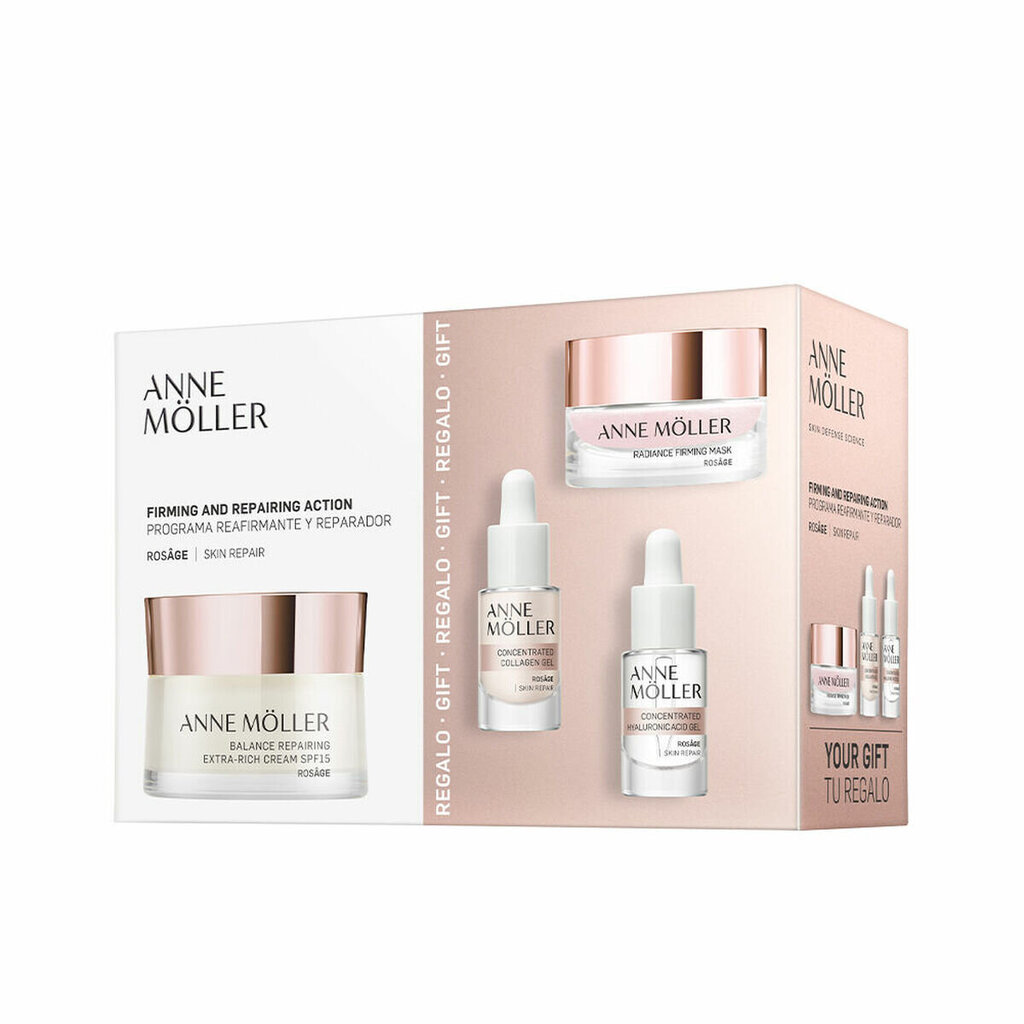 Rinkinys Anne Möller FIrming and Reparing Extra-Rich: veido kremas, 50 ml + kaukė, 15 ml + serumas, 5 ml + serumas, 5 ml  kaina ir informacija | Veido kremai | pigu.lt