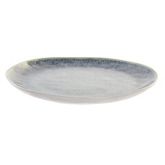 DKD Home Decor mėlyna balta keramikos dirbinys 27,5 x 27,5 x 2,7 cm kaina ir informacija | Indai, lėkštės, pietų servizai | pigu.lt
