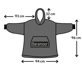 BARAMOOR džemperis - pledas "Cookie" kaina ir informacija | Originalūs džemperiai | pigu.lt