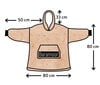 Vaikiškas BARAMOOR džemperis - pledas "Unicorn" kaina ir informacija | Originalūs džemperiai | pigu.lt