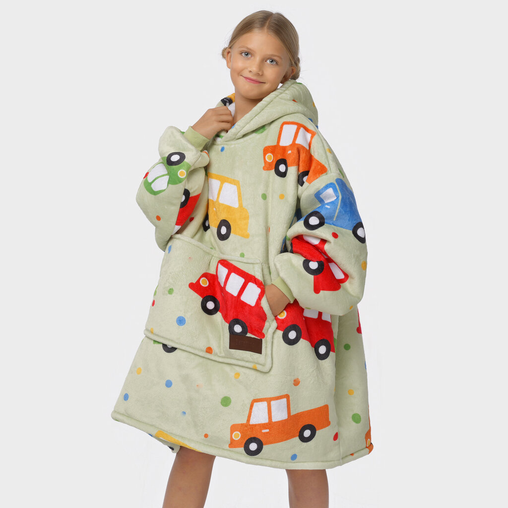 Vaikiškas BARAMOOR džemperis - pledas "Cars" цена и информация | Originalūs džemperiai | pigu.lt