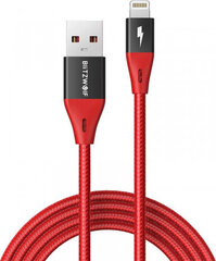 USB-C Cable for Lightning BlitzWolf MF-10 Pro, MFI, 20W, 1.8 м (red) цена и информация | Кабели для телефонов | pigu.lt