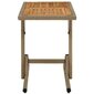 Stalas, ruda/smėlio spalvos цена и информация | Lauko stalai, staliukai | pigu.lt